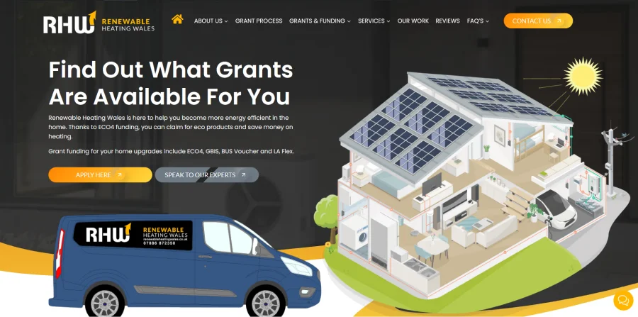 RHW Renewable Heating Wales Ltd logo